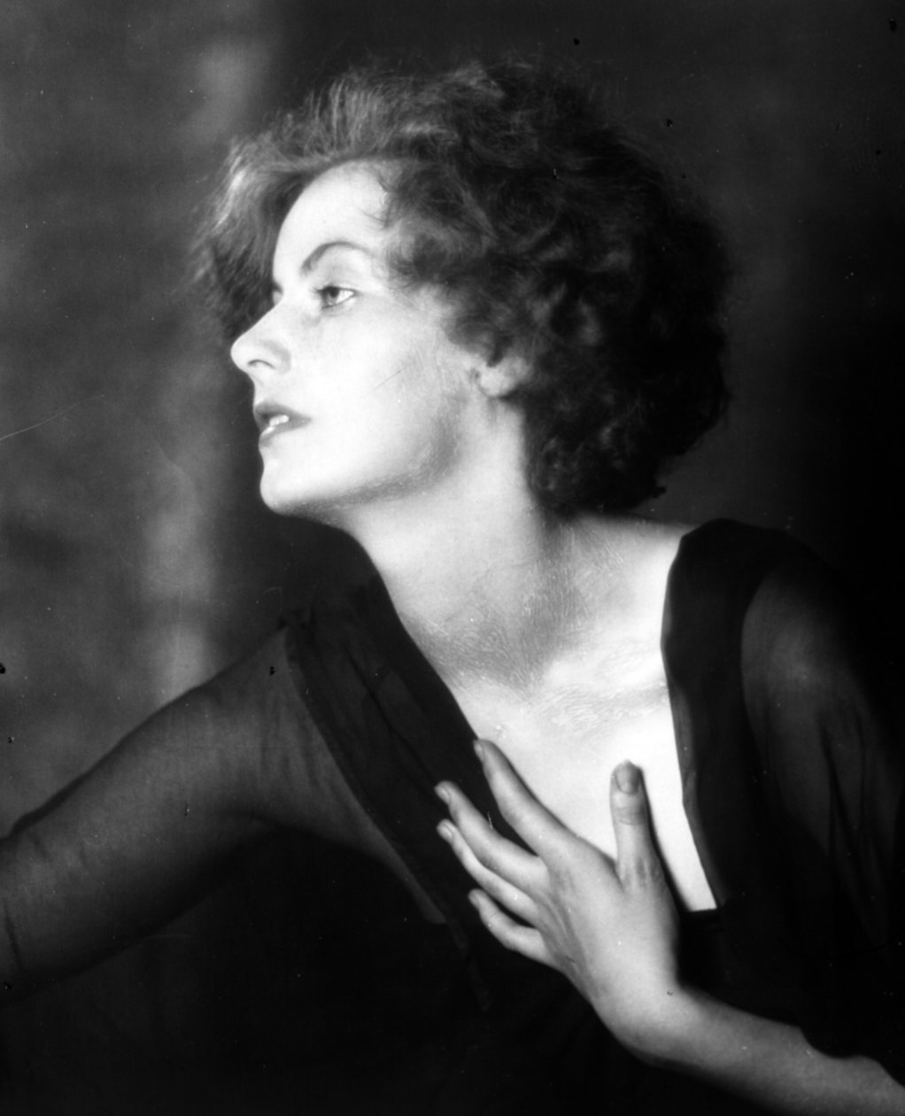 Greta Garbo, 1925 (bw-billede) af Arnold Genthe