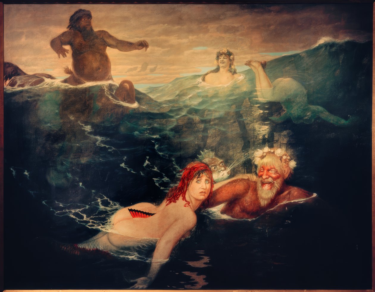 I bølgernes spil af Arnold Böcklin