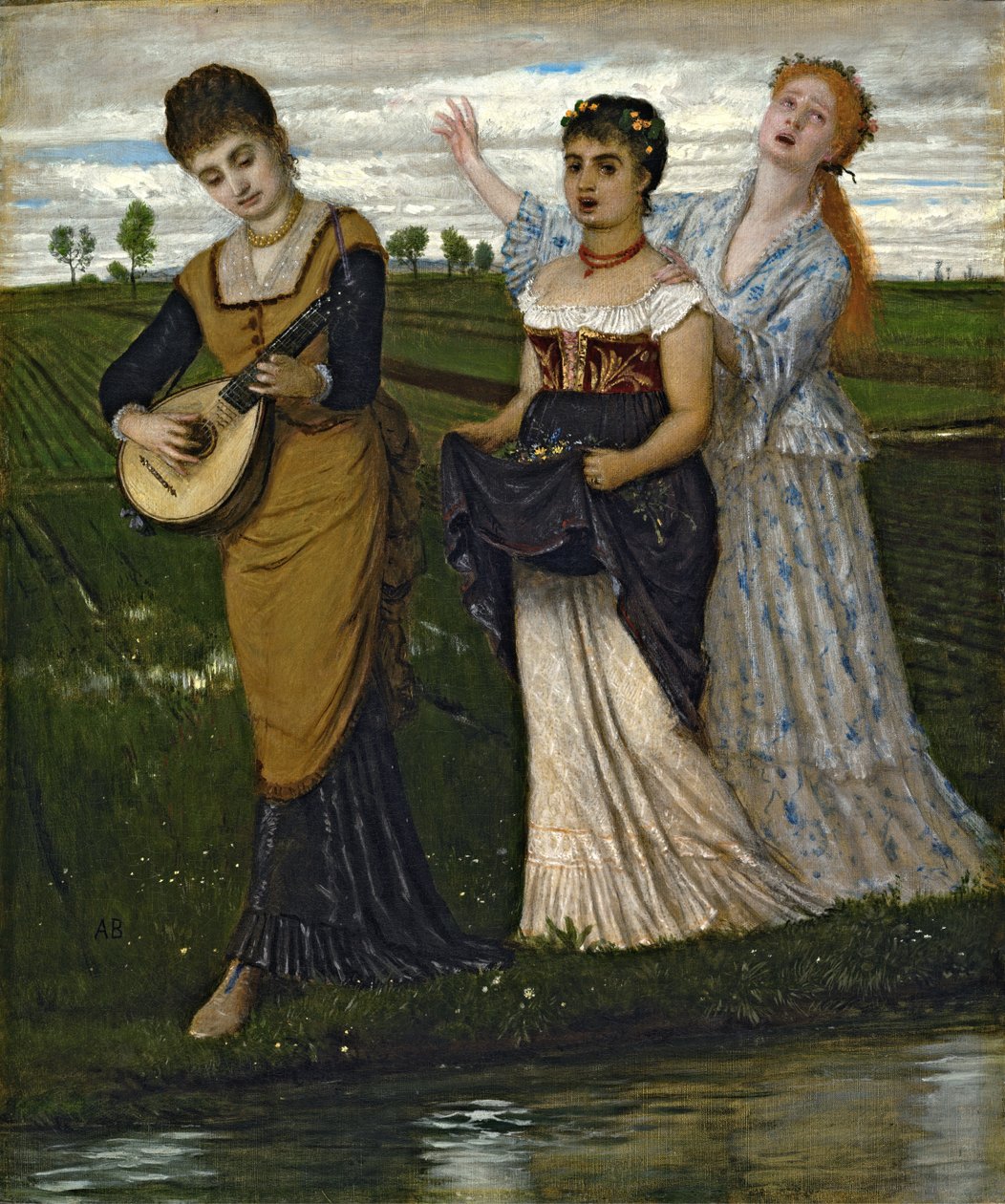 Forår (Forårets sange) af Arnold Böcklin