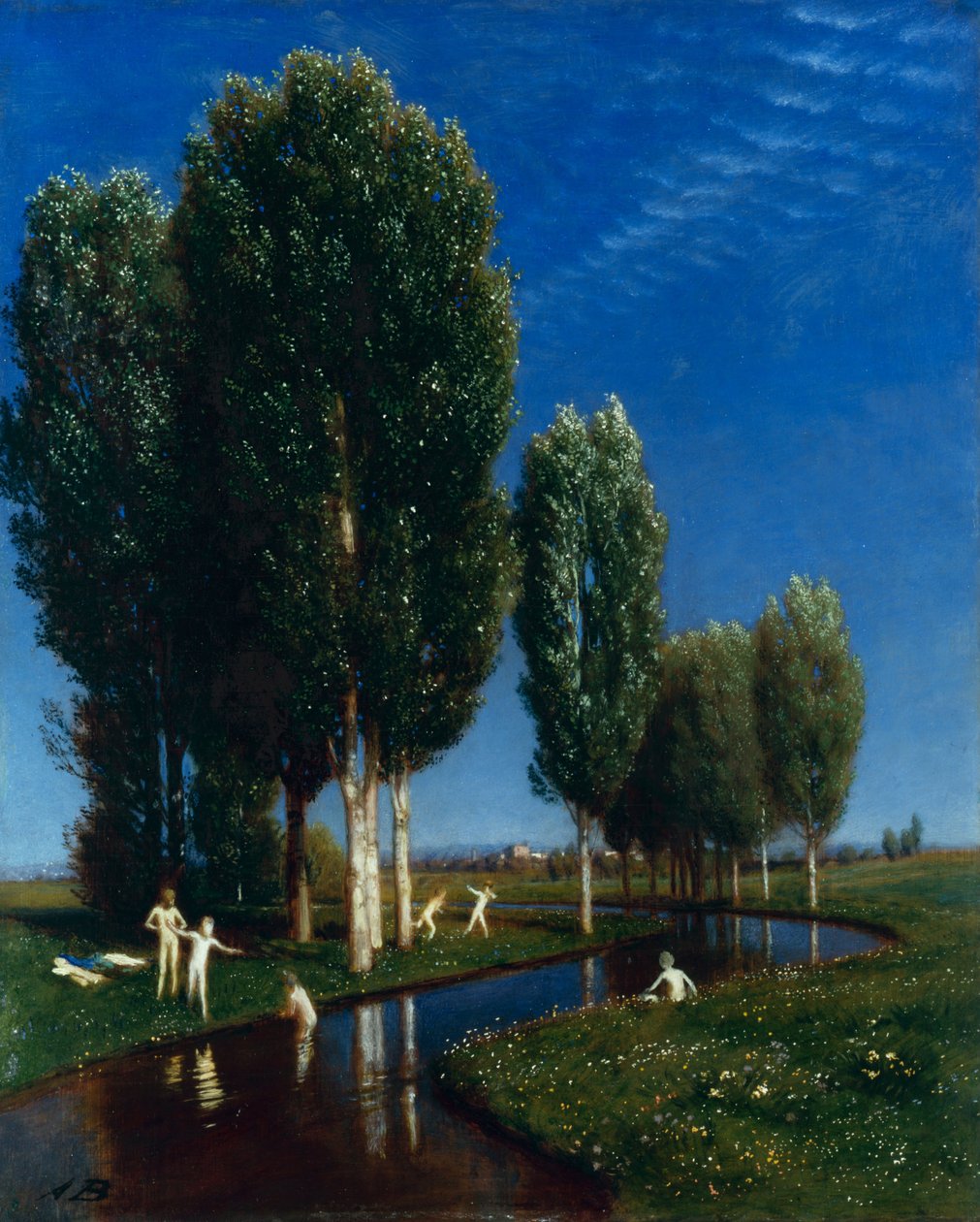 Sommerdag, 1881 af Arnold Böcklin