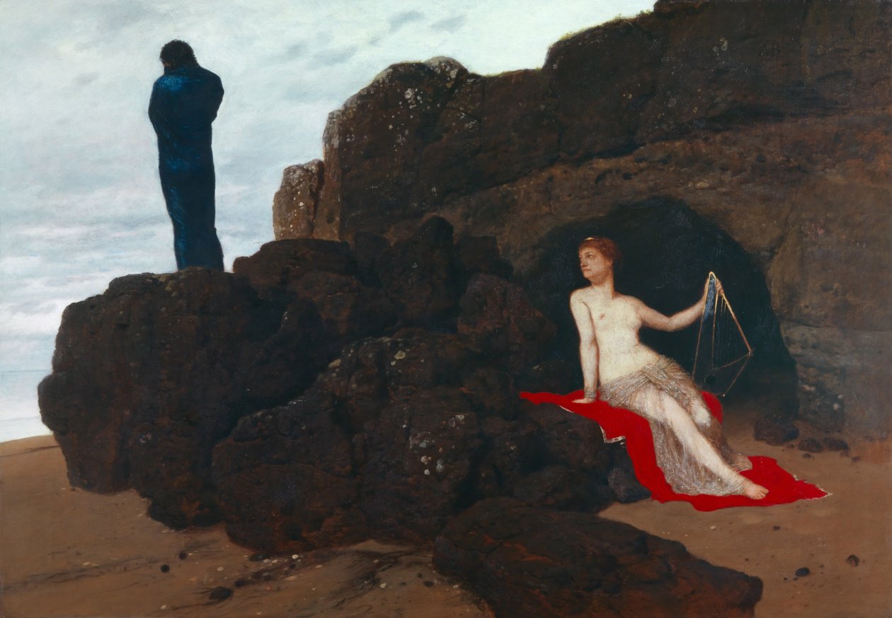 Ulysses og Calypso, 1882. af Arnold Böcklin