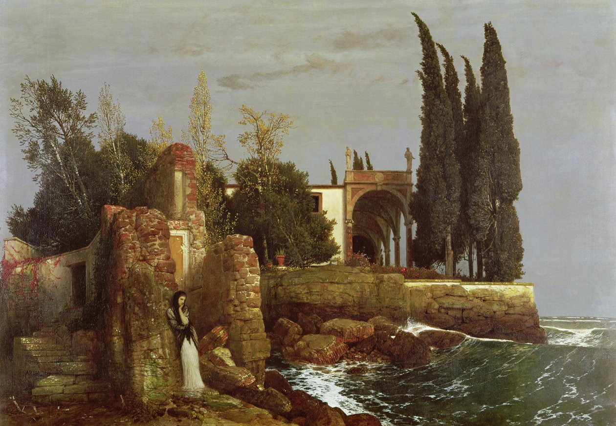 Villa ved havet af Arnold Böcklin