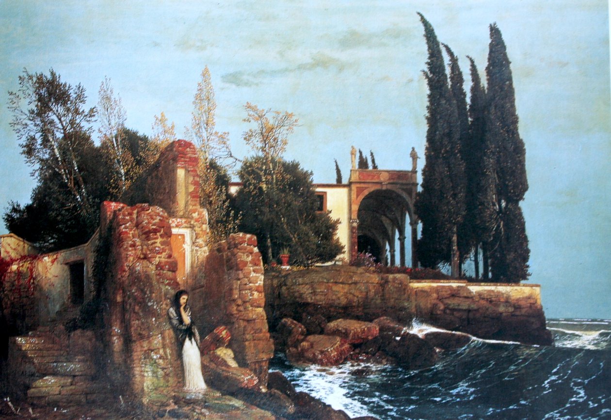 Villa ved havet af Arnold Böcklin