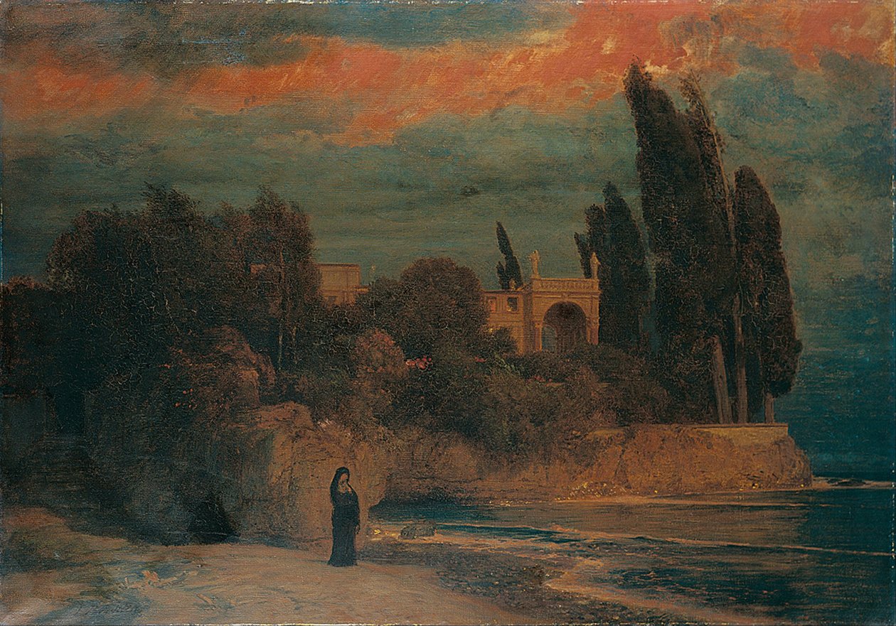 Villa ved havet af Arnold Böcklin