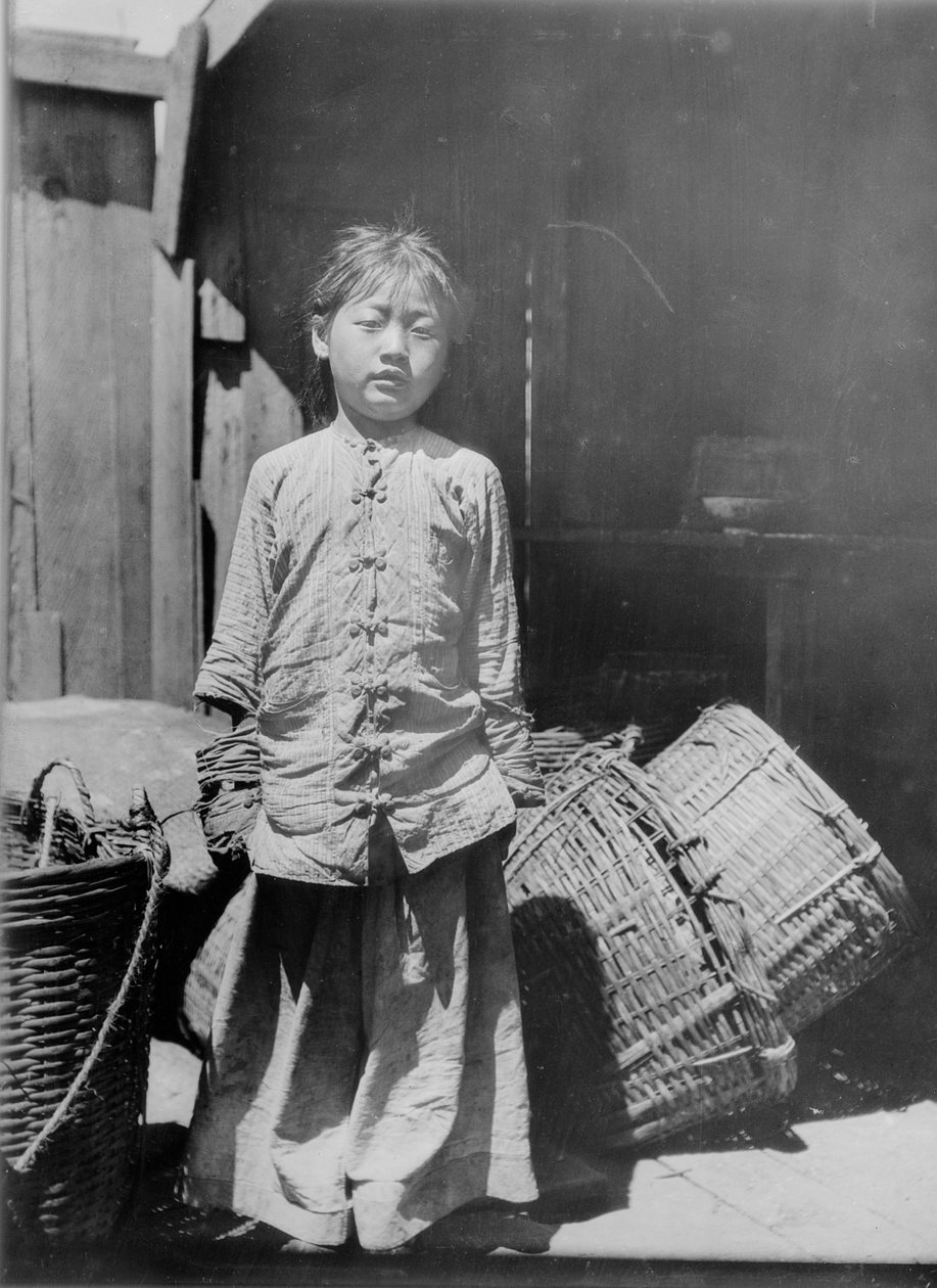 Fiskehandlerens datter, Chinatown, San Francisco af Arnold Genthe