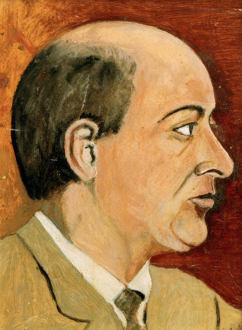 selvportræt af Arnold Schönberg