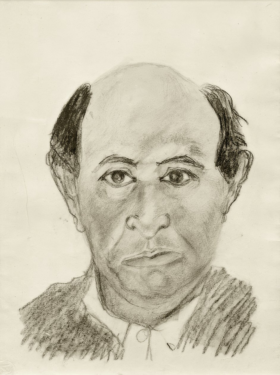 selvportræt af Arnold Schönberg