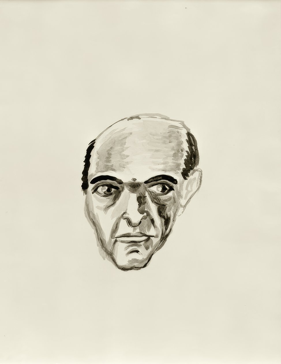 selvportræt af Arnold Schönberg