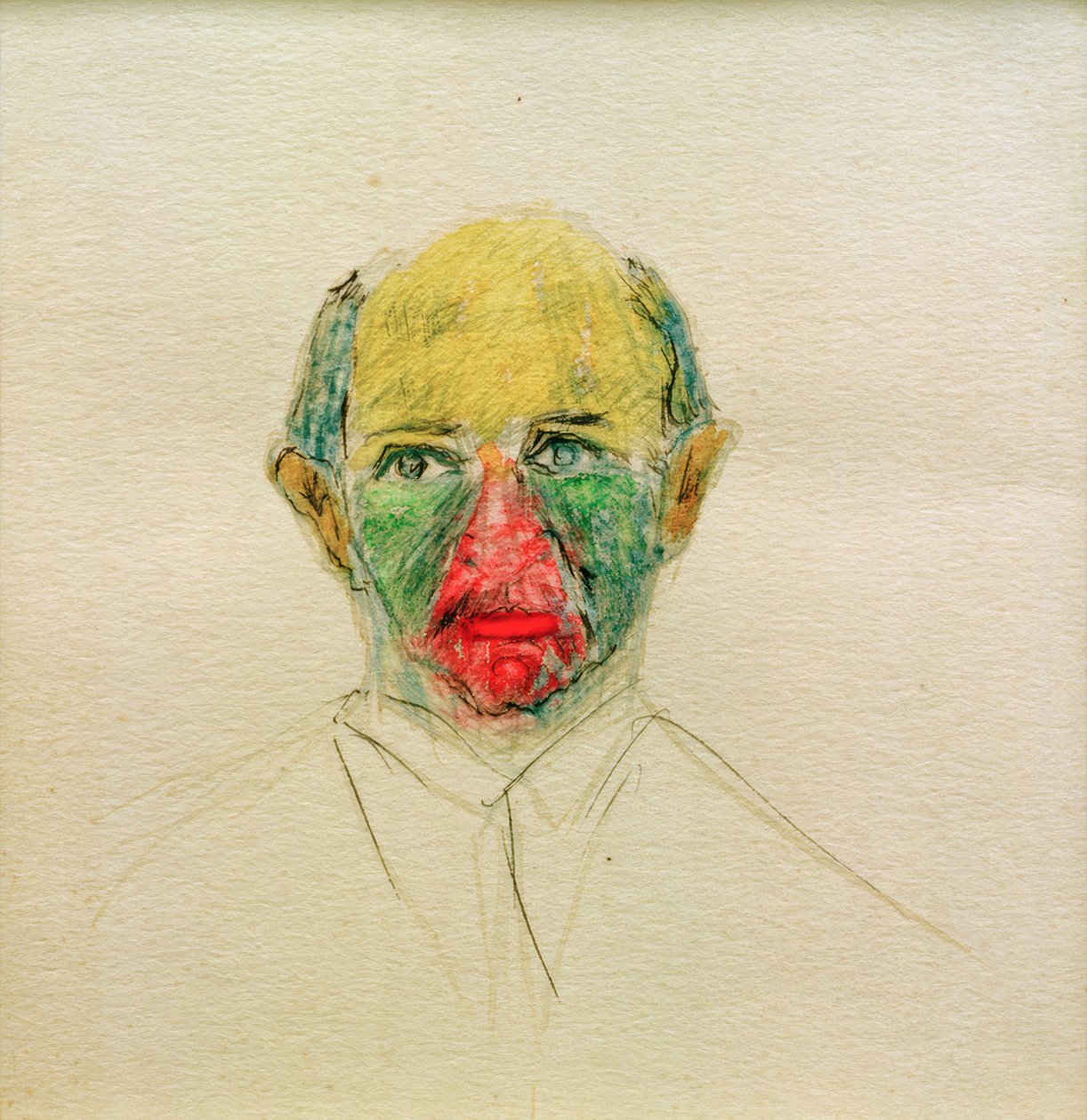selvportræt af Arnold Schönberg