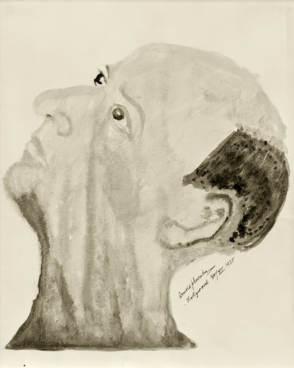 selvportræt af Arnold Schönberg
