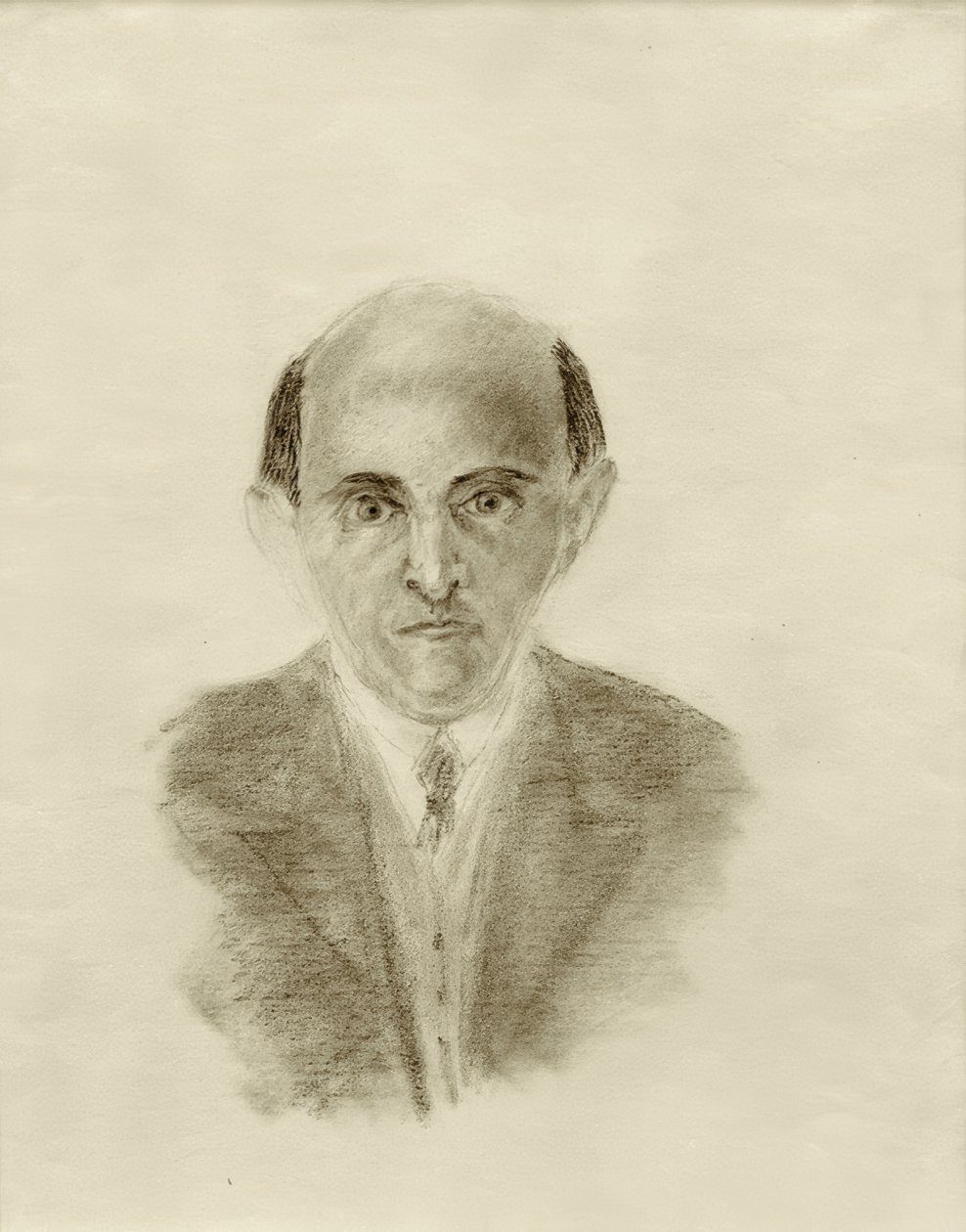 Selvportræt af Arnold Schönberg