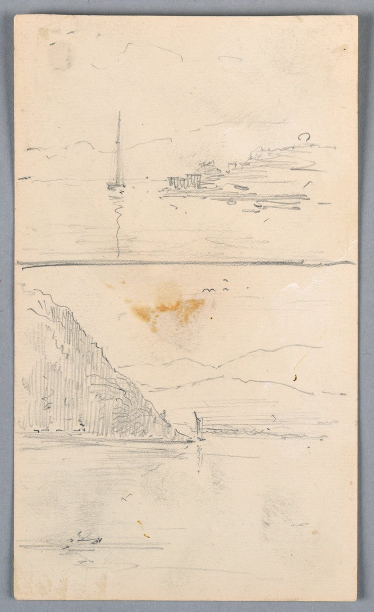 To skitser af Ridges af Arnold William Brunner
