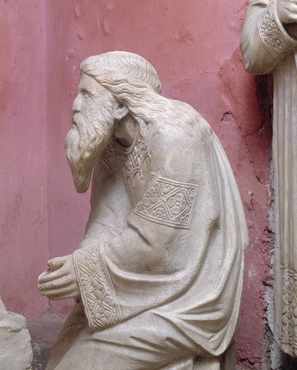 Detalje fra fødselaren (marmor) af Arnolfo di Cambio