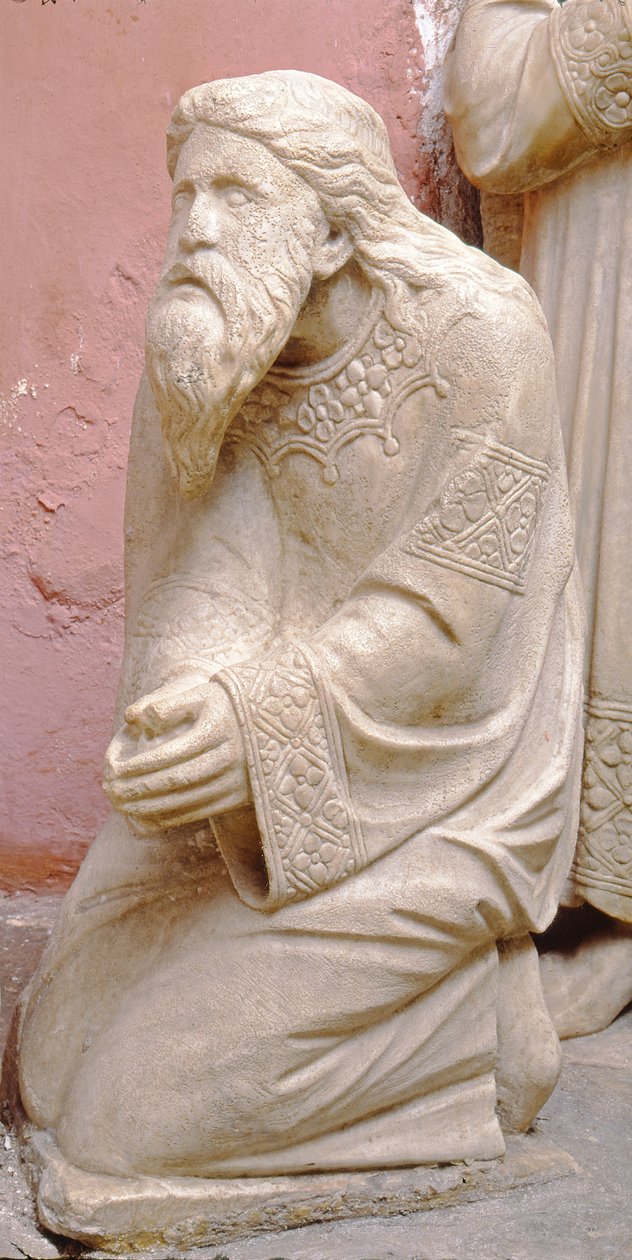 Knælende tryllekunstner (marmor) af Arnolfo di Cambio