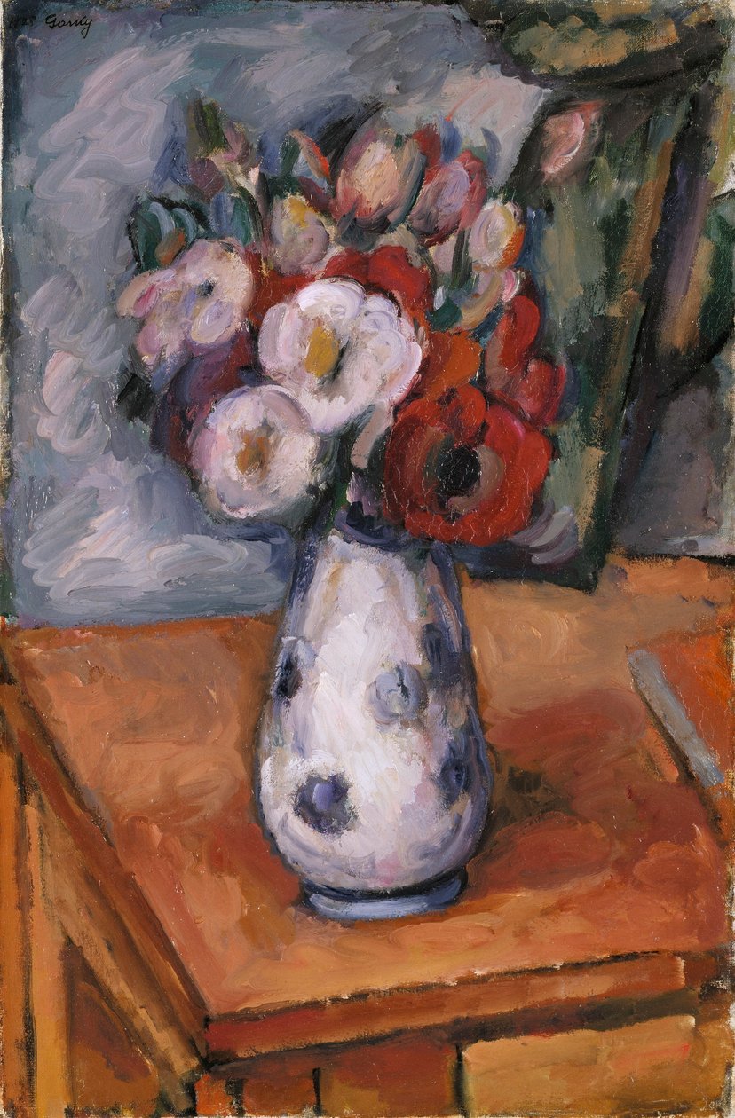 Stilleben med blomster af Arshile Gorky