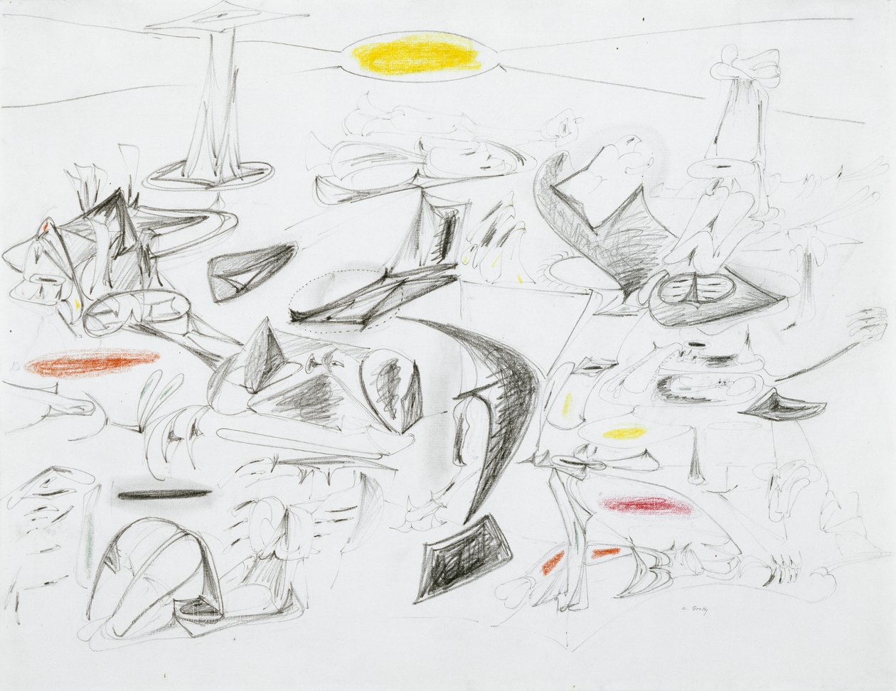 Virginia - Sommer af Arshile Gorky