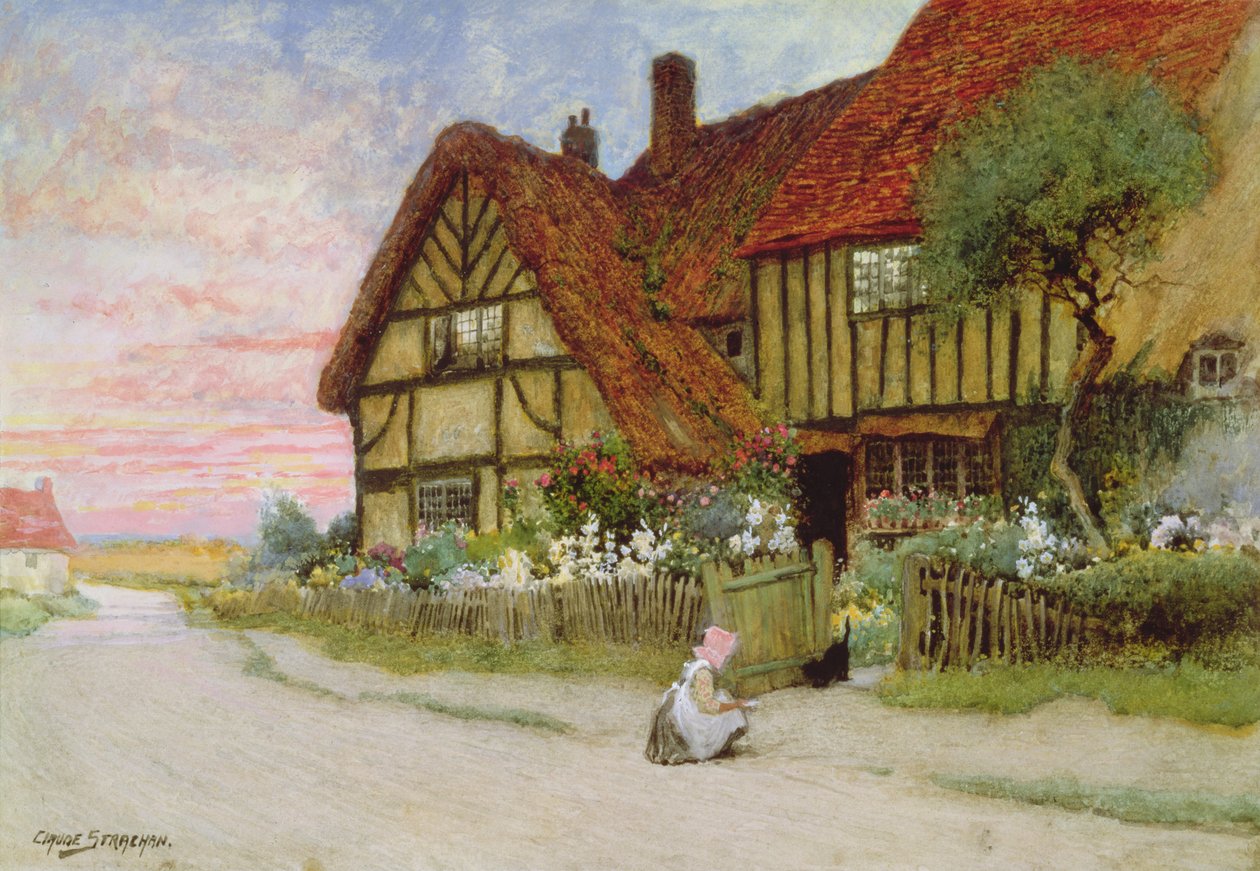 Aften af Arthur Claude Strachan