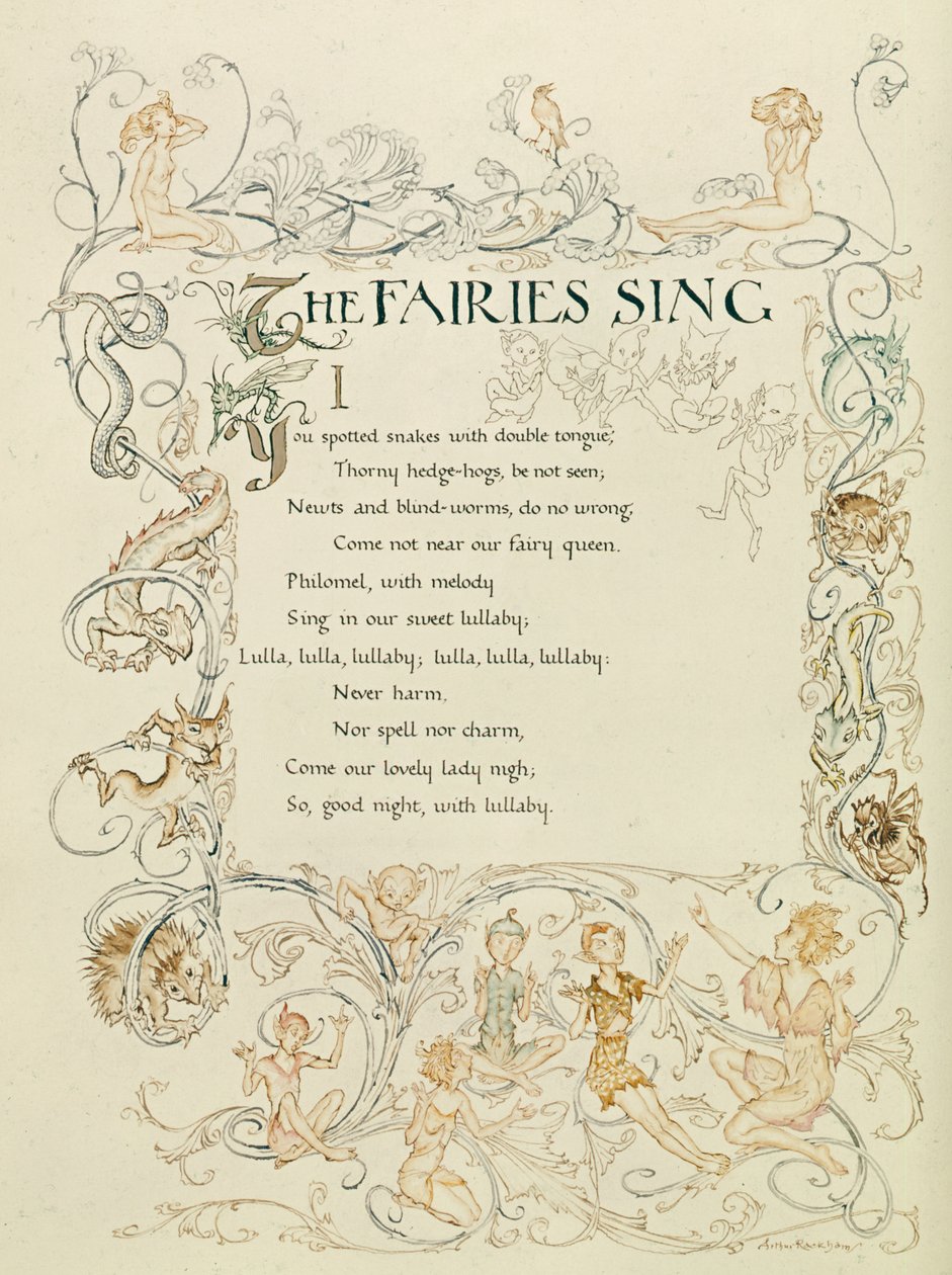 Feerne synger, fra 
