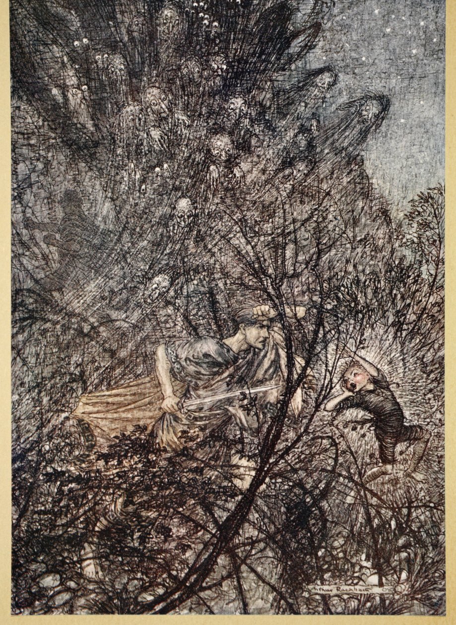 Op og ned, op og ned, Goblin, før dem op og ned, illustration fra 