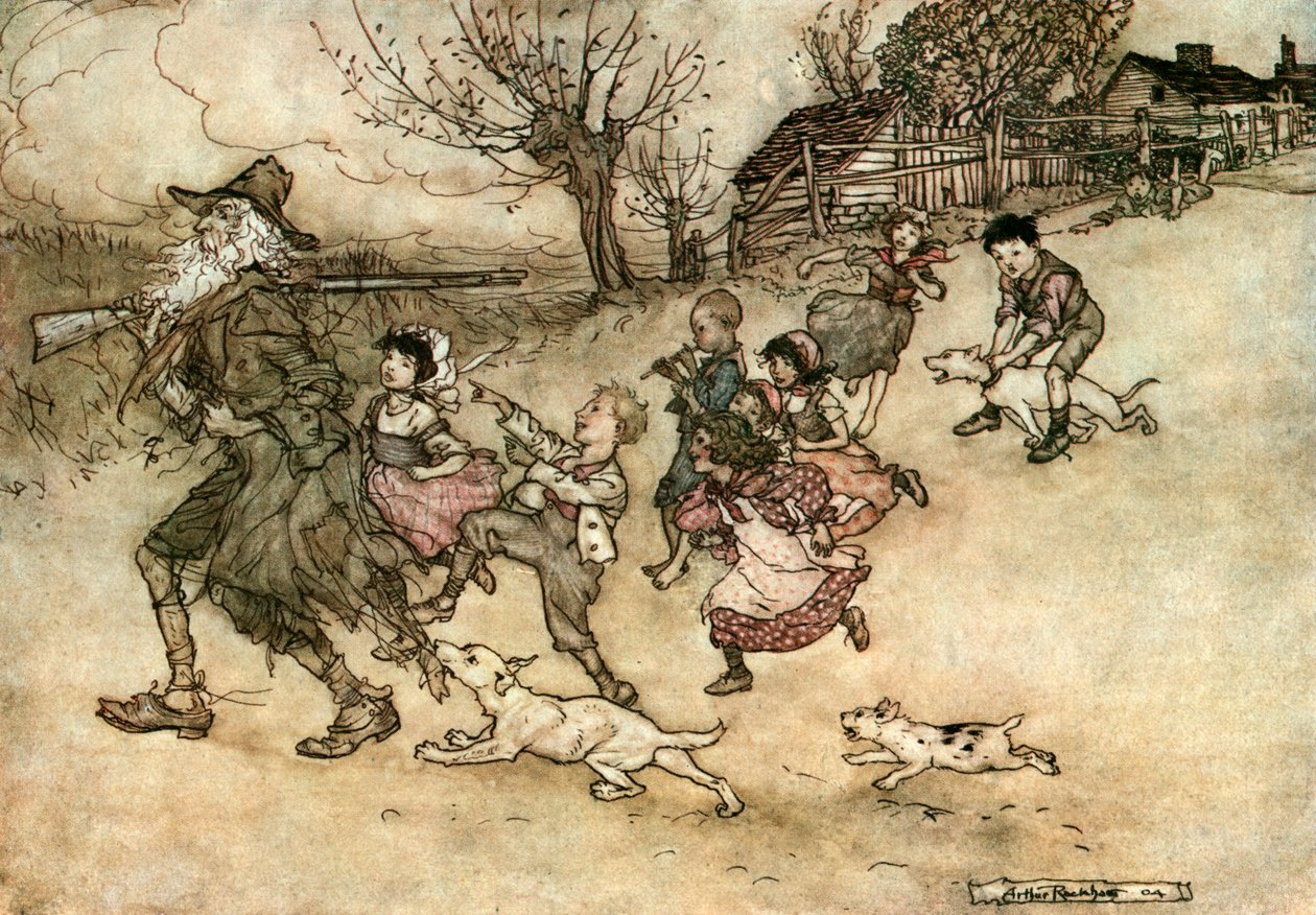 Washington Irving er kort af Arthur Rackham