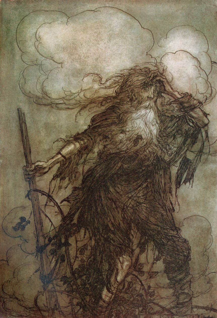 Washington Irving er kort af Arthur Rackham