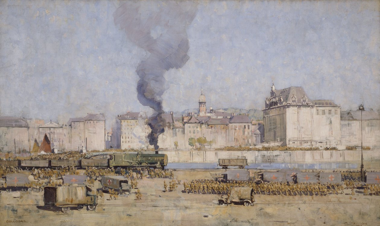Boulogne af Arthur Streeton