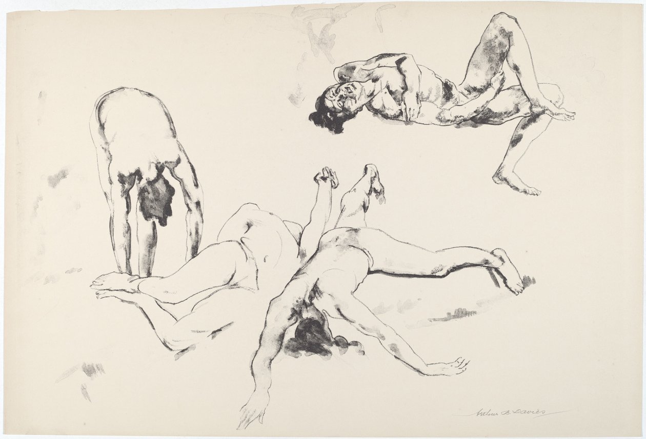 Mænd i smerte af Arthur B. Davies