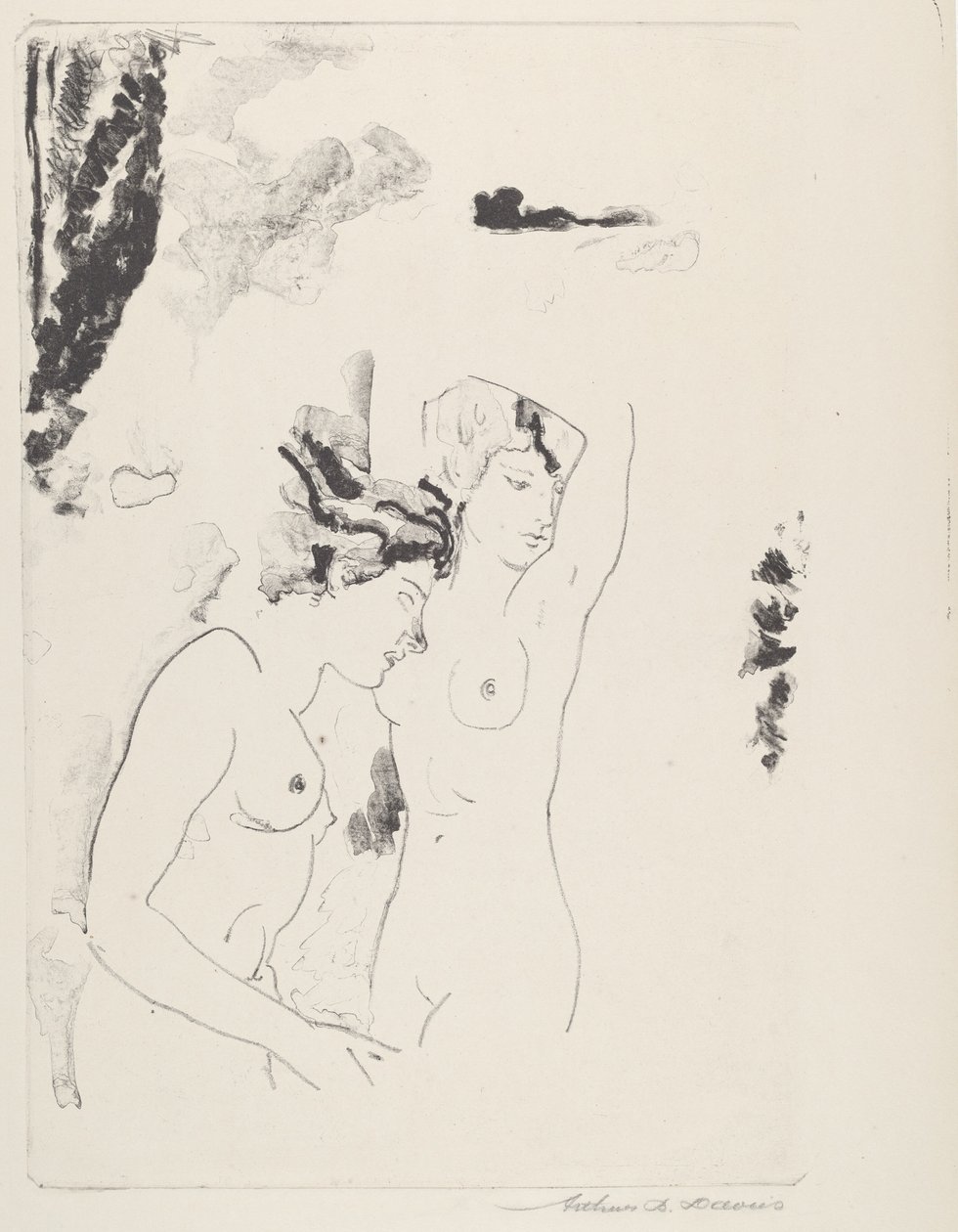 Strømmens nymfer af Arthur B. Davies
