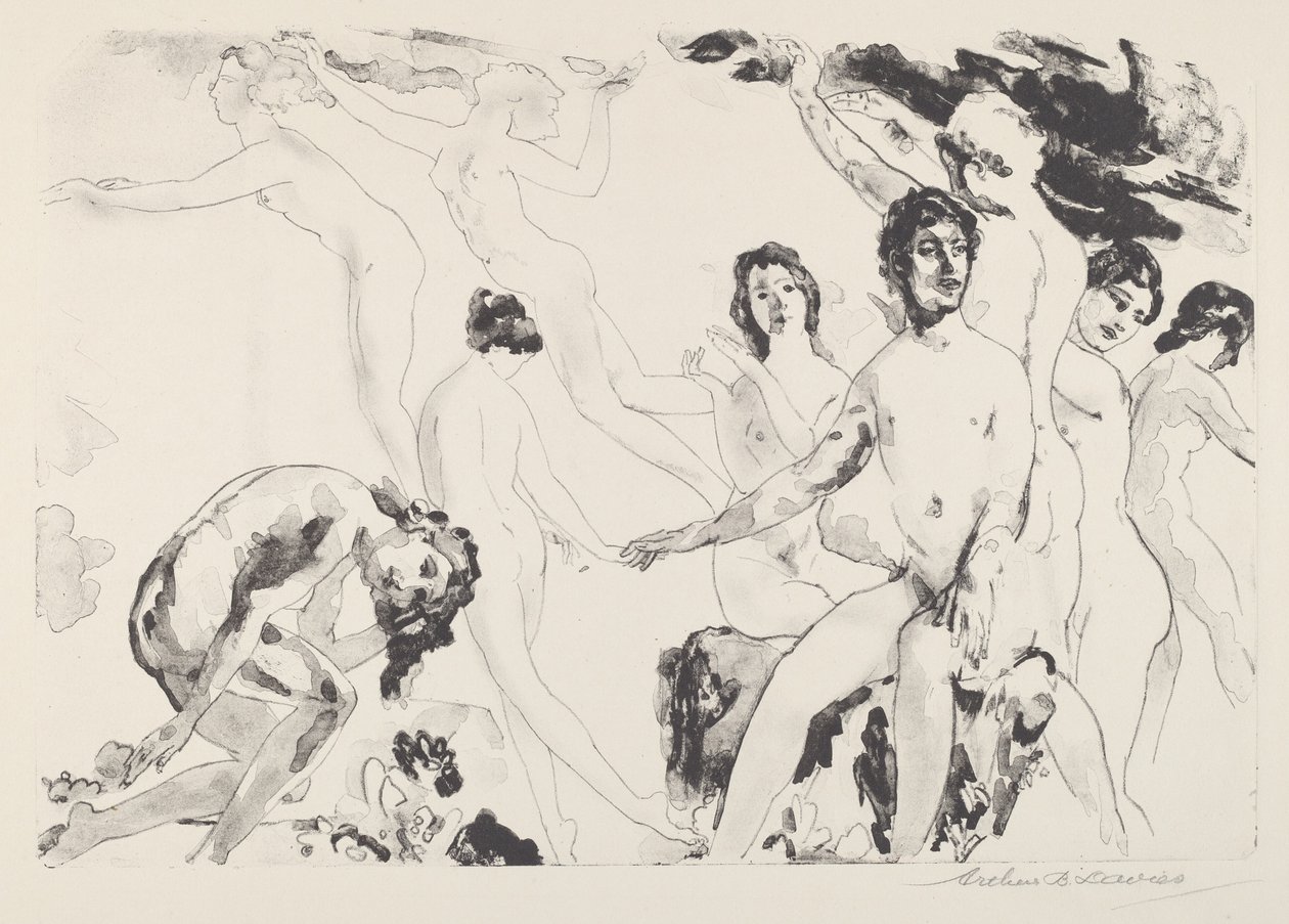 Slip ved portene af Arthur B. Davies