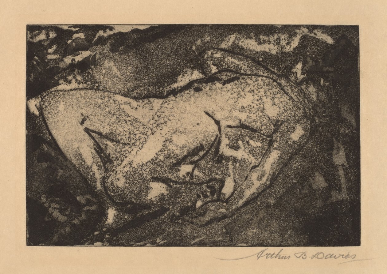 Tragisk figur af Arthur B. Davies