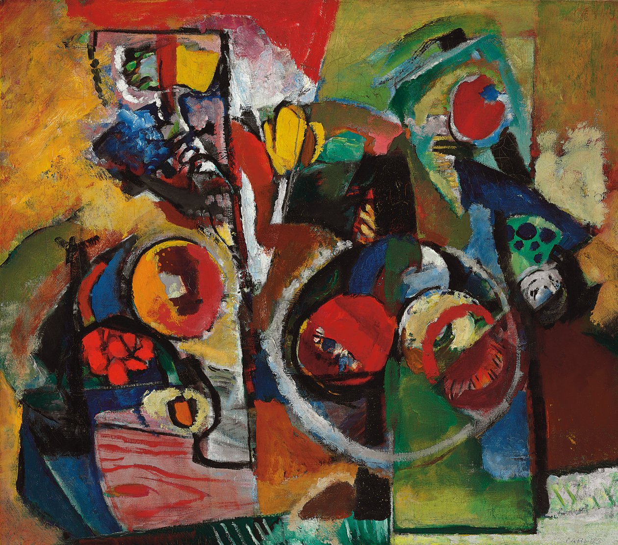 Abstraktion #2, ca. 1929-1935 (olie på lærred) af Arthur Beecher Carles
