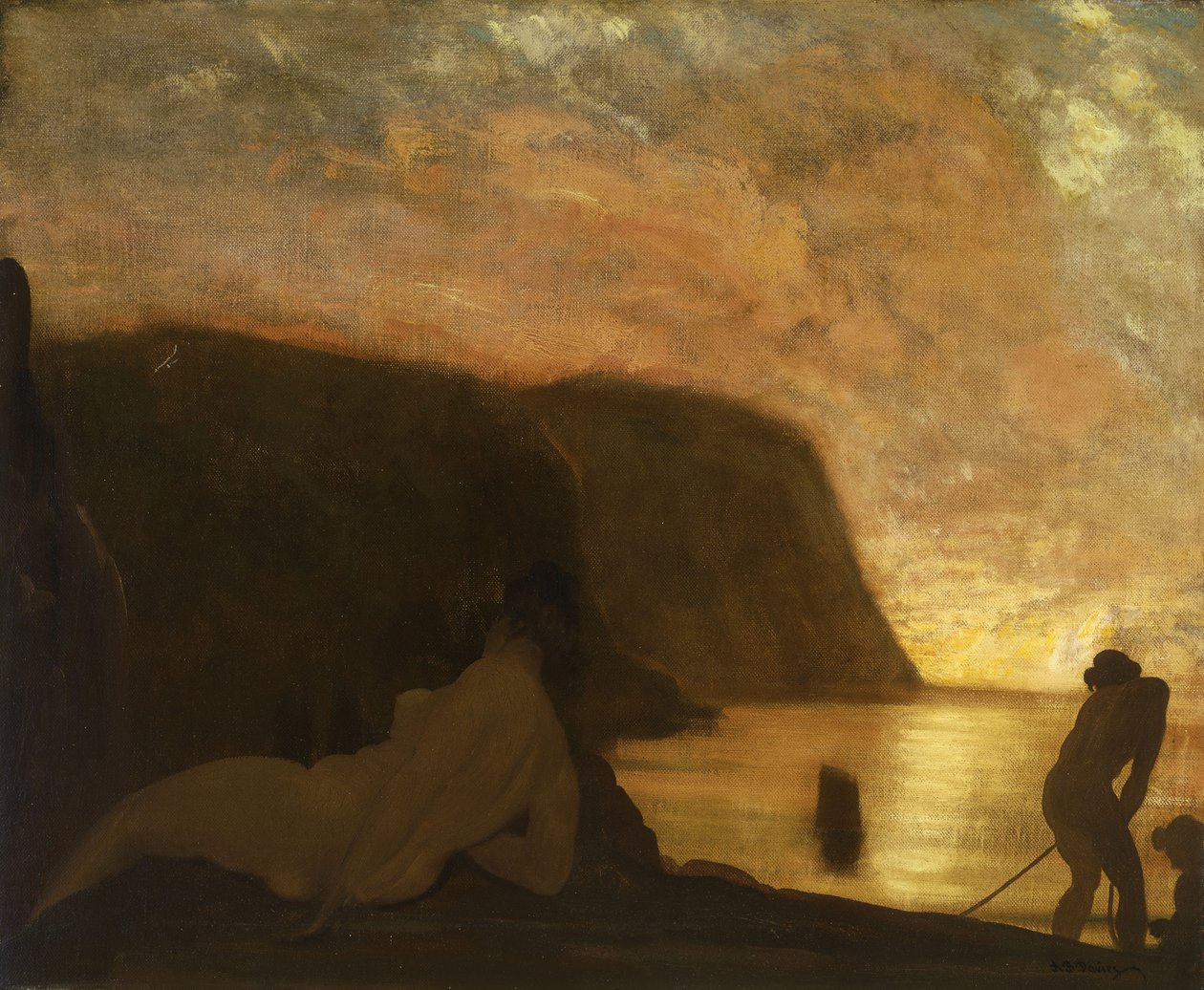 En større morgen, af Arthur Bowen Davies
