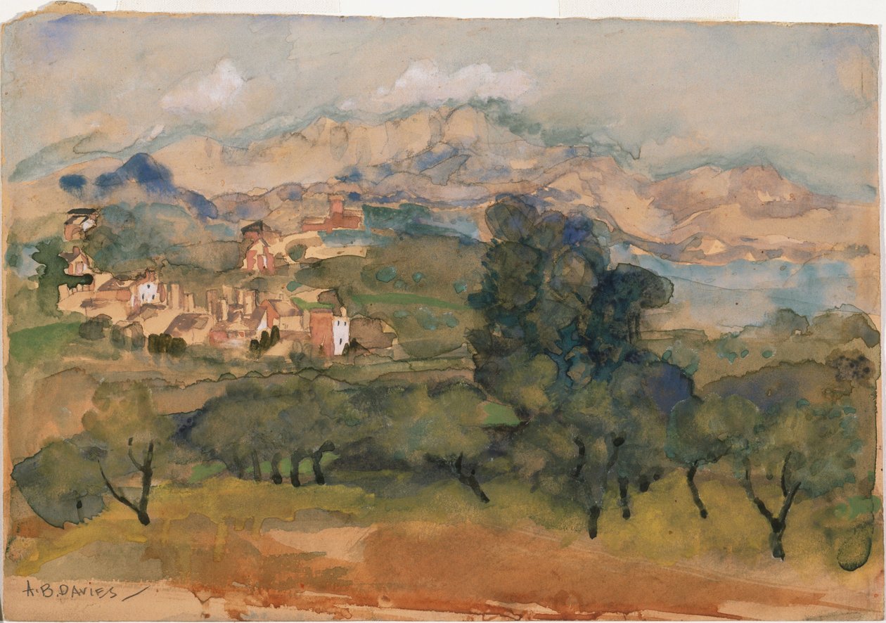 Oliventræer af Arthur Bowen Davies