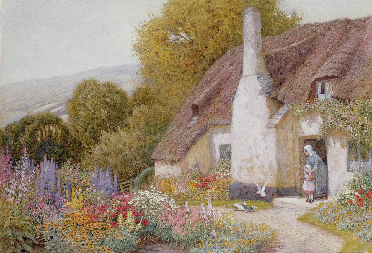 I Dunster af Arthur Claude Strachan