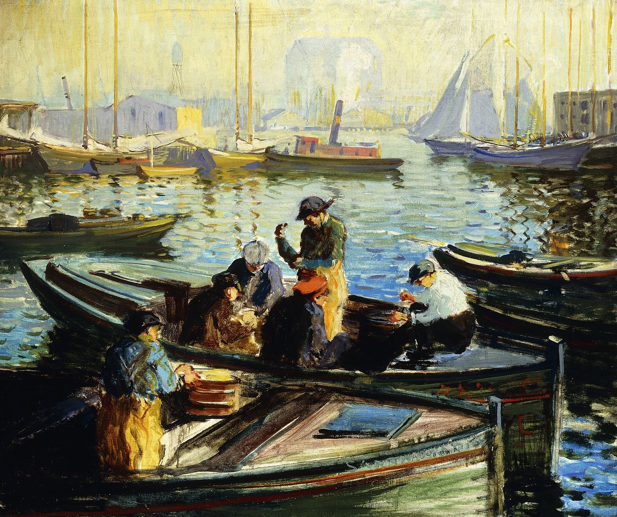 Boston havn af Arthur Clifton Goodwin
