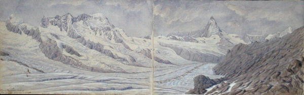 Mount Rosa af Arthur Cust