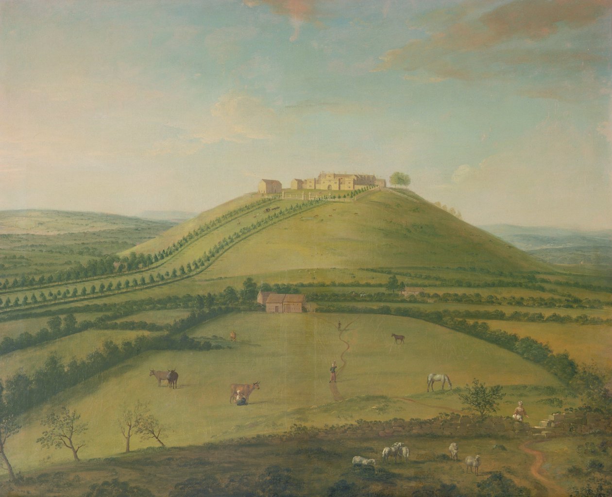 Highton Tower, 1700-tallet af Arthur Devis