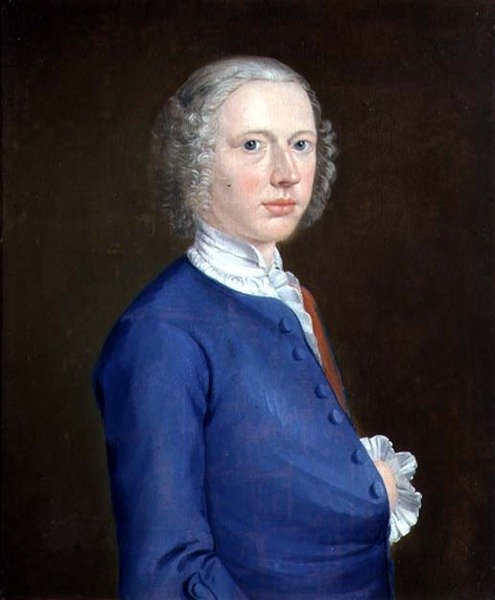 Selvportræt, ca. 1737 (olie på lærred) af Arthur Devis