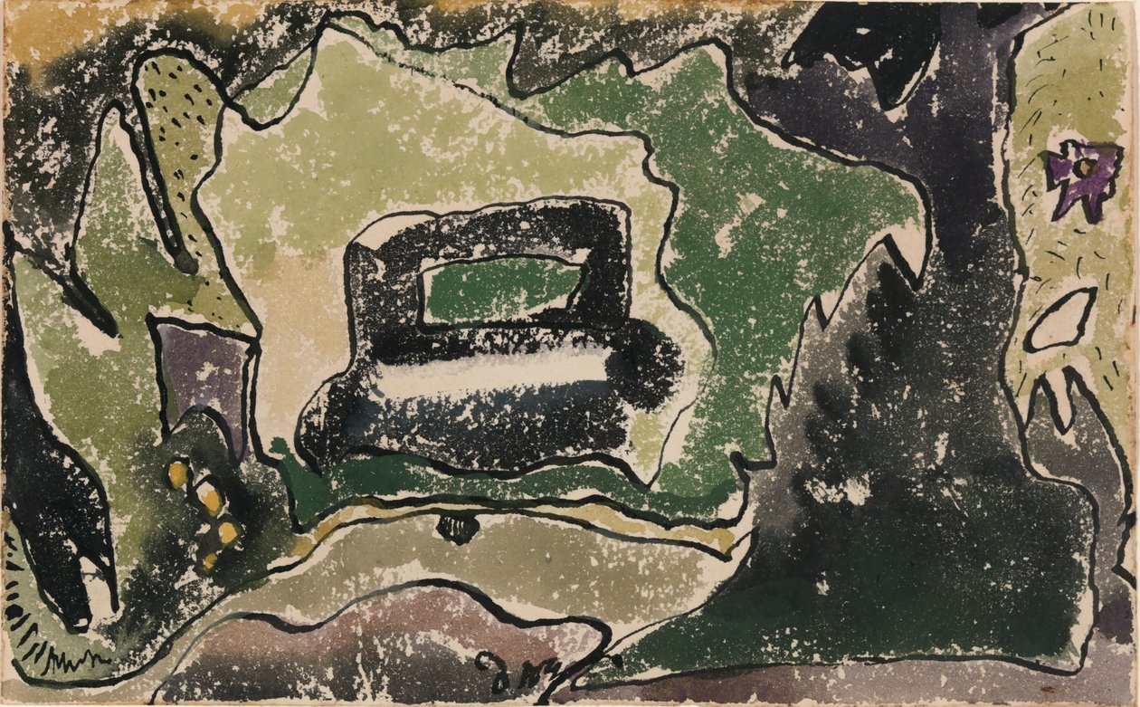 Bilen på den anden side af gaden af Arthur Dove