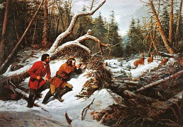 Første sne af Arthur Fitzwilliam (after) Tait