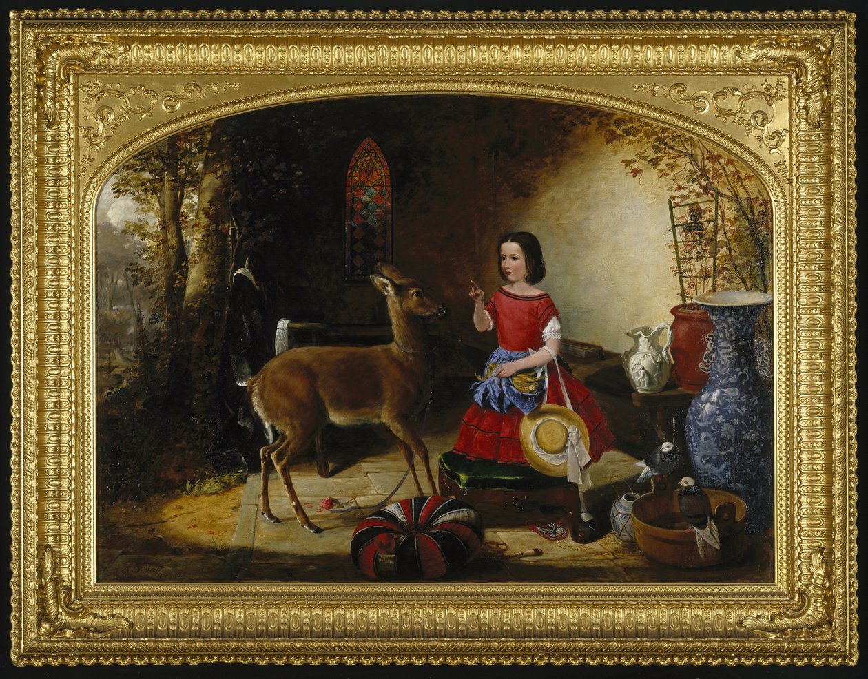 Reprimanden, 1852 af Arthur Fitzwilliam Tait