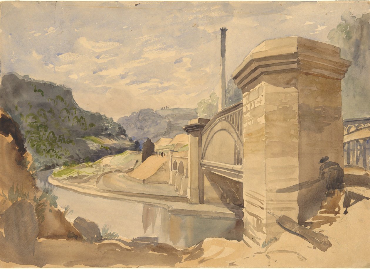 Todmorden, Yorkshire, England af Arthur Fitzwilliam Tait