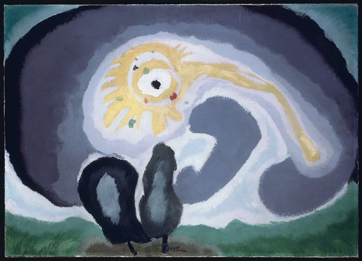 Reflekser (olie på lærred) af Arthur Garfield Dove