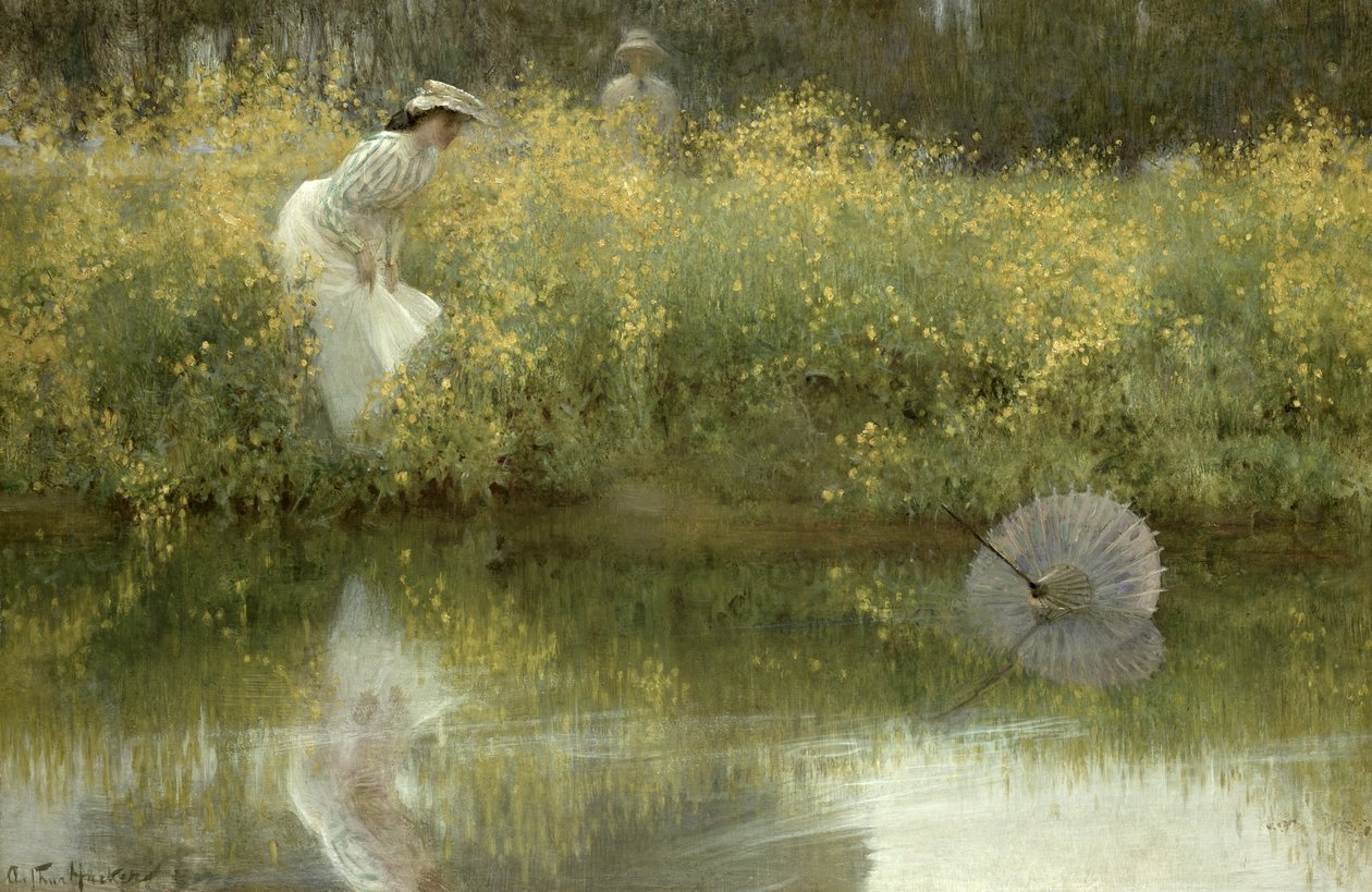 Tabt parasol af Arthur Hacker