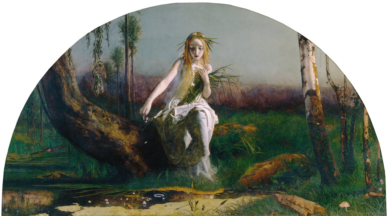 Ophelia af Arthur Hughes