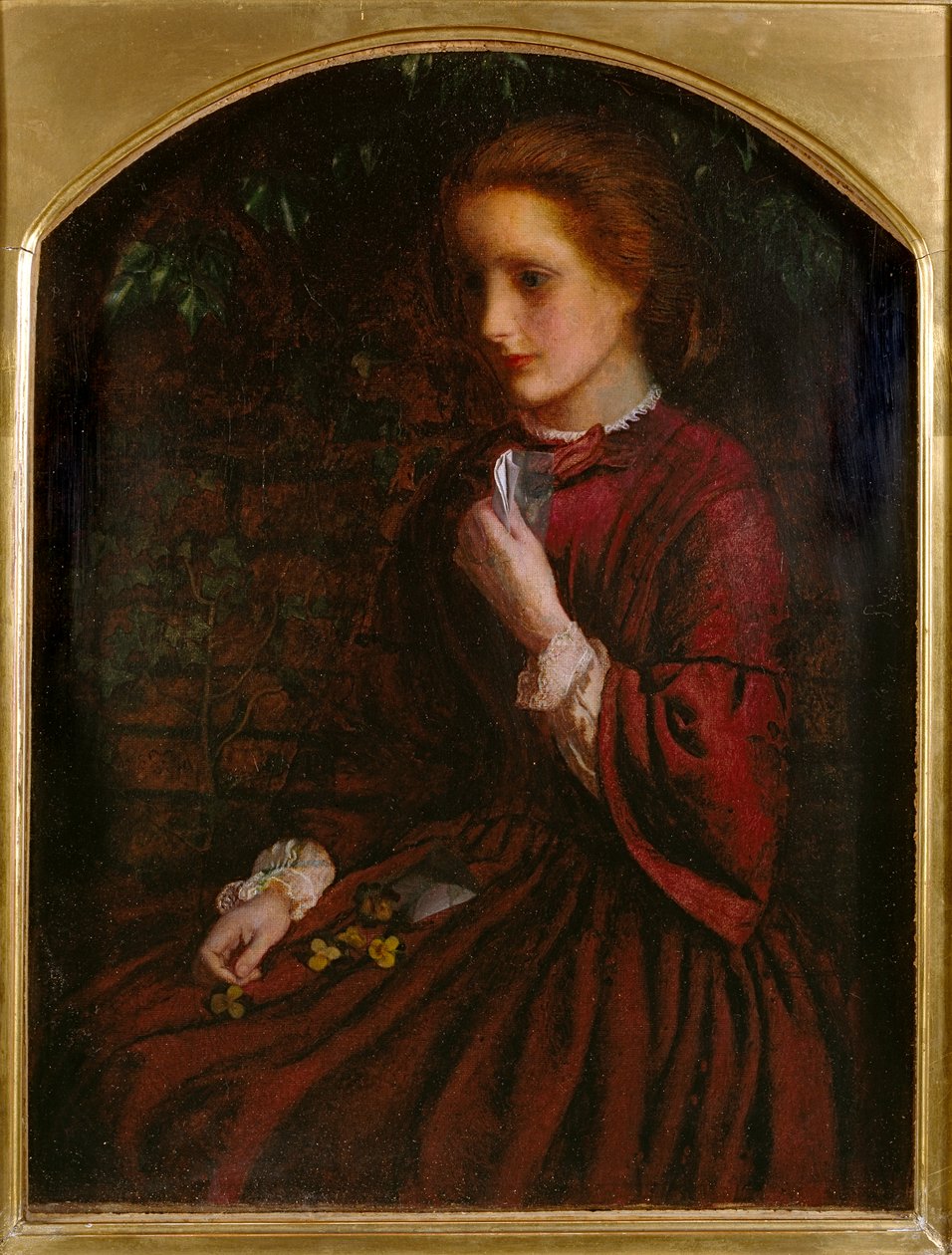 Stedmoderblomster, c1860 af Arthur Hughes