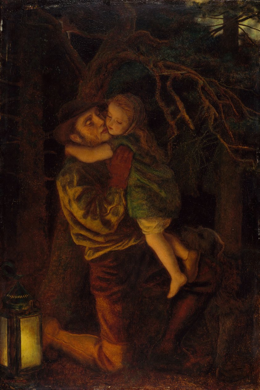 Det tabte barn, 1866. af Arthur Hughes