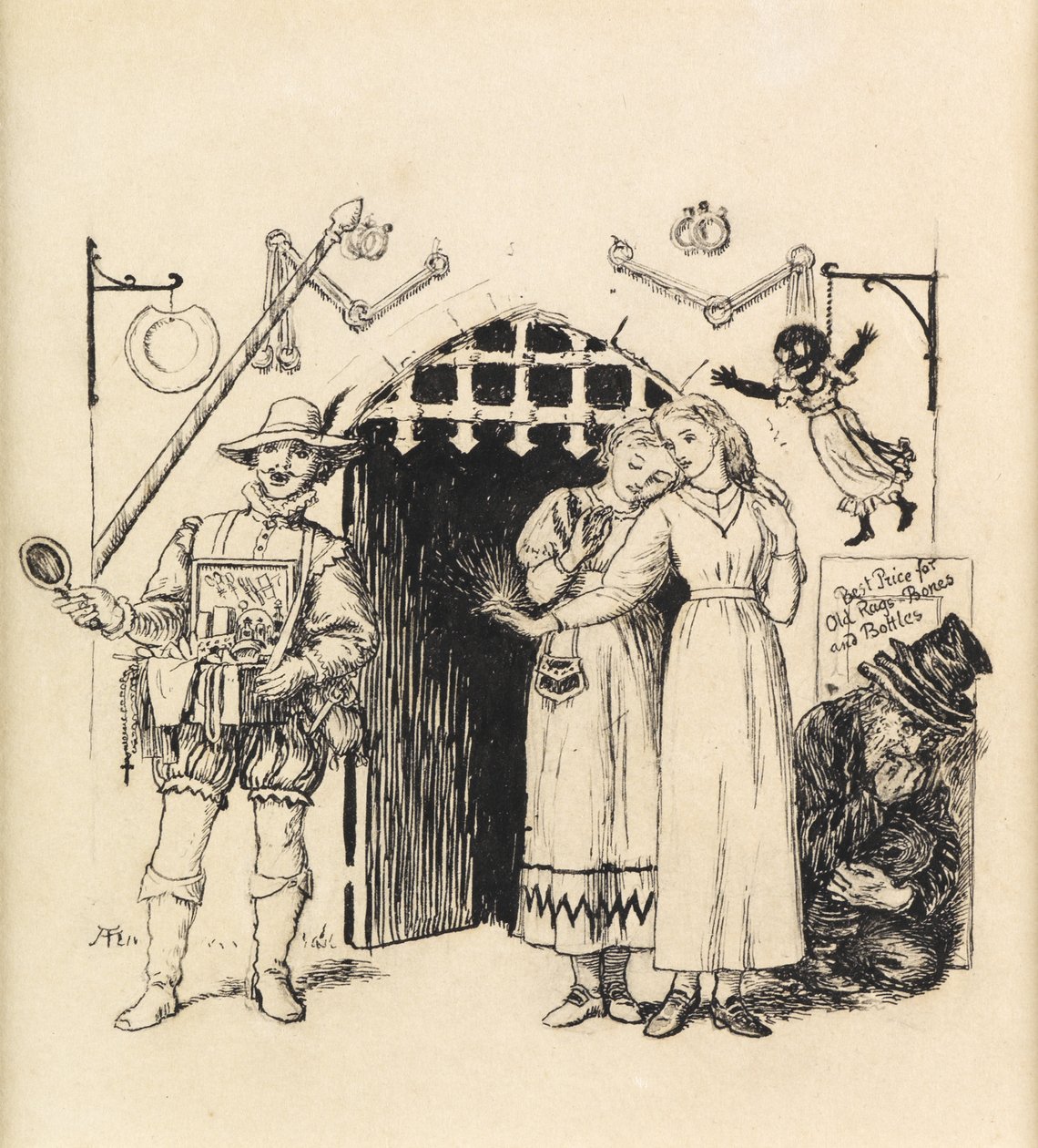 Kræmmerens diamant af Arthur Hughes