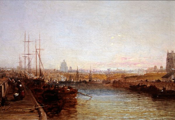 Ved havnen: Dunkirk af Arthur Joseph Meadows