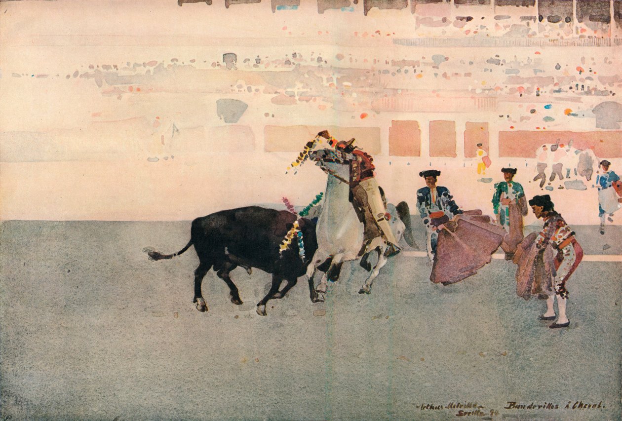 Picadors, Sevilla, 1893, 1906 af Arthur Melville